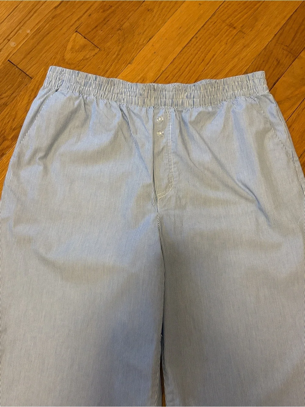 Cotton On Australia Boxer Style Lounge Pajama Pant Med Large Lt BluePinstripe